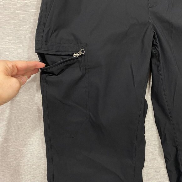 Eddie Bauer Fleece Lined Tech Pants Mens 40 x 30 Black Water Repellent Insulated - Picture 4 of 14